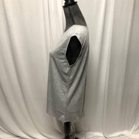 Panhandle Tank Top Size Large Heather Grey Sleeveless Mesh Back Panel NEW - Picture 3 of 8